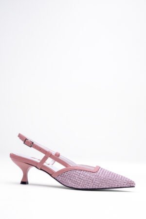 Alternative view of HASIR DOKULU SLINGBACK AYAKKABI