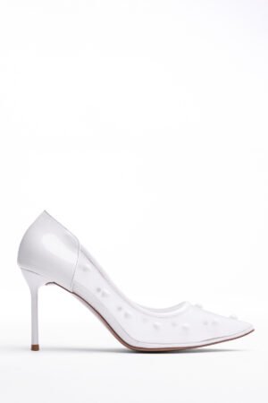 TÜL BONCUKLU STILETTO AYAKKABI