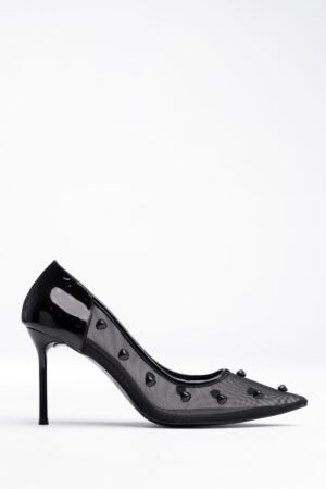 Alternative view of TÜL BONCUKLU STILETTO AYAKKABI