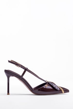 YAPRAK AKSESUARLI STILETTO AYAKKABI