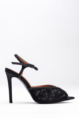 Alternative view of KRİSTAL TAŞLI DANTEL AYAKKABI