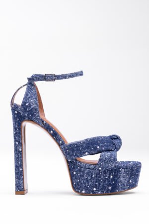 Alternative view of DENIM TAŞ İŞLEMELİ PLATFORM AYAKKABI