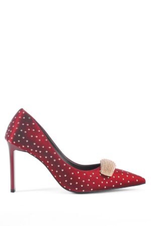 Alternative view of Mary Kroko Dokulu Metal Uçlu Stiletto